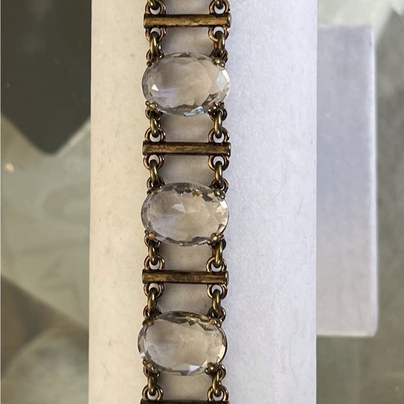 J. Crew vintage style large crystal bracelet. - Picture 2 of 7